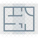Construction Map House Plan Architecture Icon