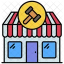 Construction Market Building Icon