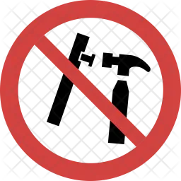 Construction not allowed  Icon