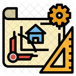 Construction Plan  Icon