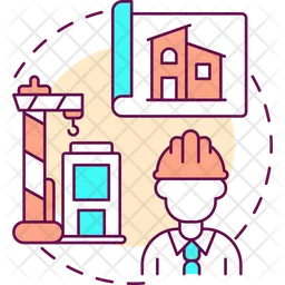 Construction project management  Icon