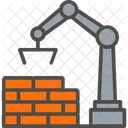 Construction Robot Robotics Construction Robotic Arm Icon