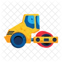 Construction Roller Road Roller Construction Machinery Icon