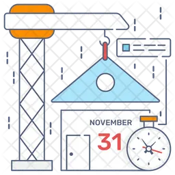 Construction Schedule  Icon