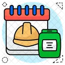 Construction Schedule Daybook Planner Icon