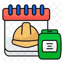 Construction Schedule Daybook Planner Icon