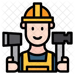 Construction Service Man  Icon