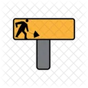 Construction Sign Board  Icon