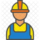 Construction Supervisor Supervisor Worker Icon