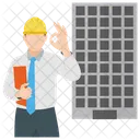 Construction Supervisor Site Supervisor Construction Foreman Icon