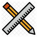 Ruler Pencil Tool Icon