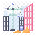 Under Construction Construction Site Construction Tower Icon