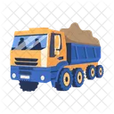 Construction Truck Tipper Dumper Truck Icon