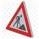 Construction Work Sign Construction Work Sign Icon