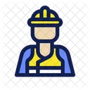 Labor Construction Worker Icon
