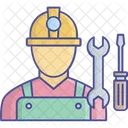 Construction Worker Building Construction Co Worker Icon