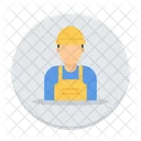 Construction Worker Labour Constructor Icon