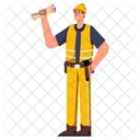Construction Worker Worker Labour Icon