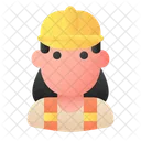Construction Worker Worker Profession Icon