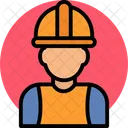 Construction Worker Builder Repair Man Icon