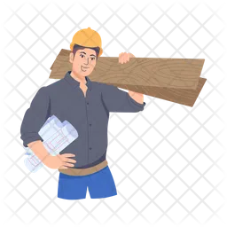 Construction Worker  Icon
