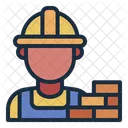 Constructor Trabajador Mano De Obra Icono