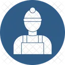 Constructor Hombre Trabajador Icono