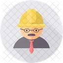 Gerente constructor  Icono