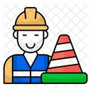 Constructor Labor Worker Icon