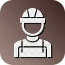 Hombre constructor  Icono