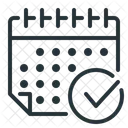 Calendario Planejamento Programacao Ícone