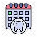 Dentista Dentista Calendario Ícone