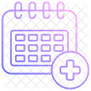 Consulta Medica Consulta Calendario Ícone