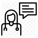 Control De Sintomas Evaluacion De Salud Consulta Medica Icono