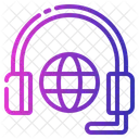 Consultancy Services Global Communication Headphones Icon