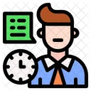 Consultant Manager Time Icon