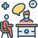 Consultation Patient Health Advice Icon