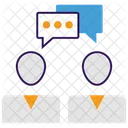 Discussion Speech Bubbles Consulting Icon
