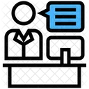Consulting Consultation Desk Icon