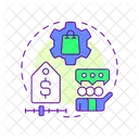 Consultor de vendas  Ícone