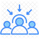 Consumer Centric Audience Target Icon