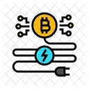 Energia Consumo Criptomonedas Icono