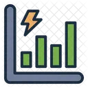 Consumo De Energia Eficiencia Energetica Grafico Ícone