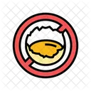 Huevo Consumo Evitar Icono