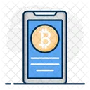 Conta bitcoin  Ícone