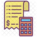 Conta De Calculo Calcular Conta Calculo De Fatura Ícone