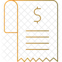 Conta Fatura Boleto De Pagamento 아이콘