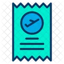 Passagem Aerea Bilhete Conta Icon