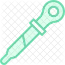 Medicine Dropper Duotone Line Icone Icon