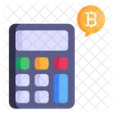 Contabilidad Bitcoin Calculadora Bitcoin Contabilidad Icono